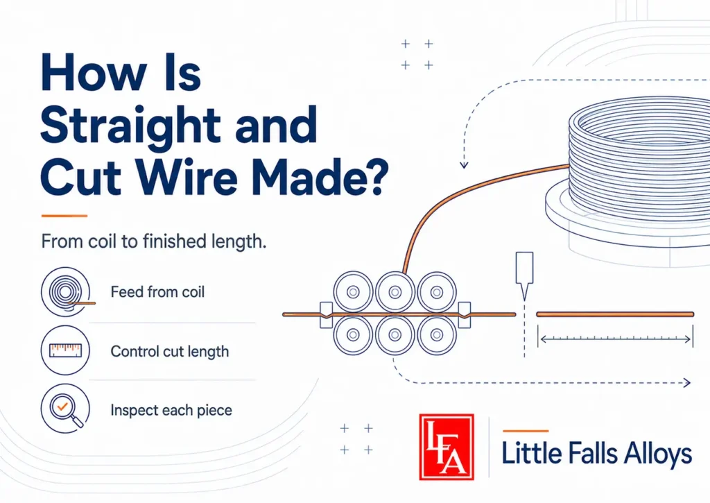 Straight and cut wire